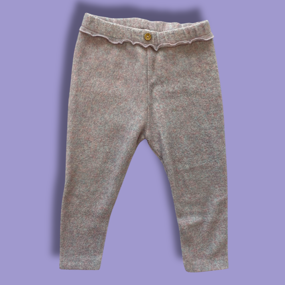 Zara Purple Soft Pants 12-18m
