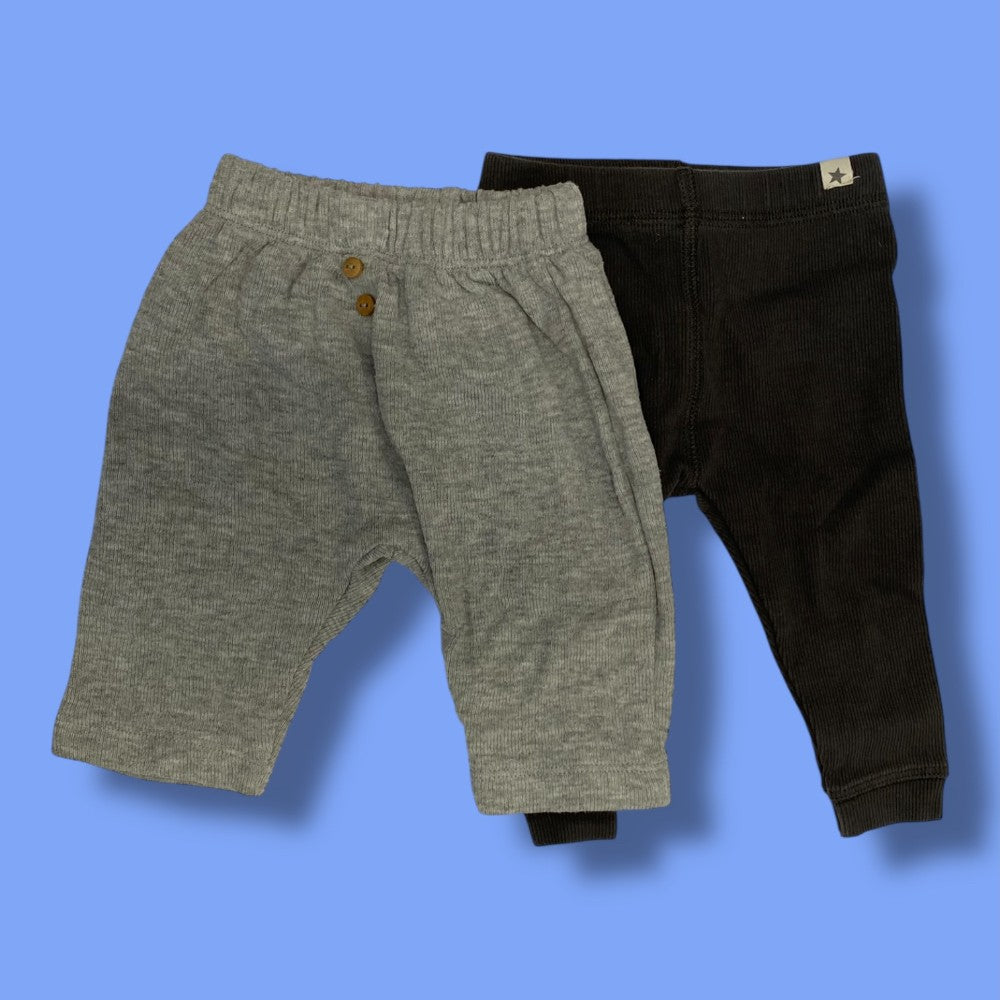 zara set of 2 pants both fit 3-6m