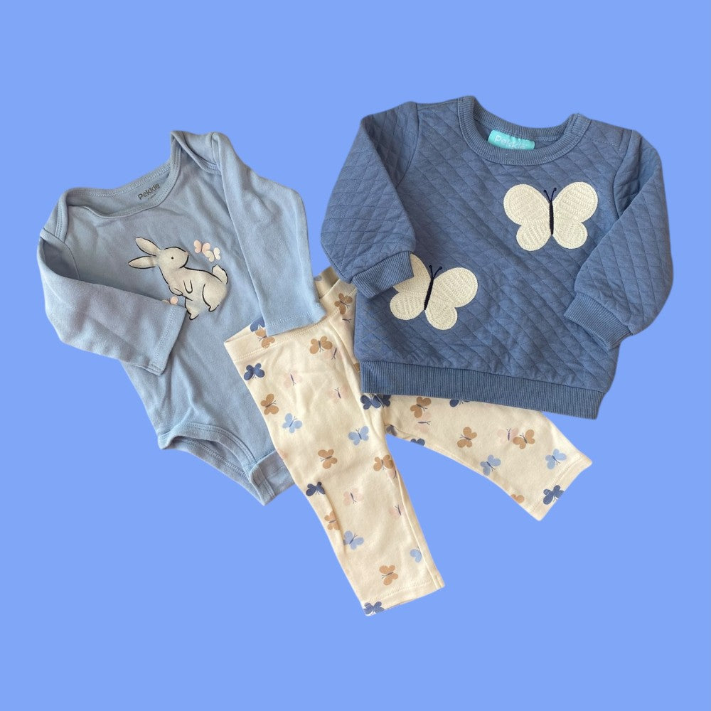 pekkle butterfly set 6m