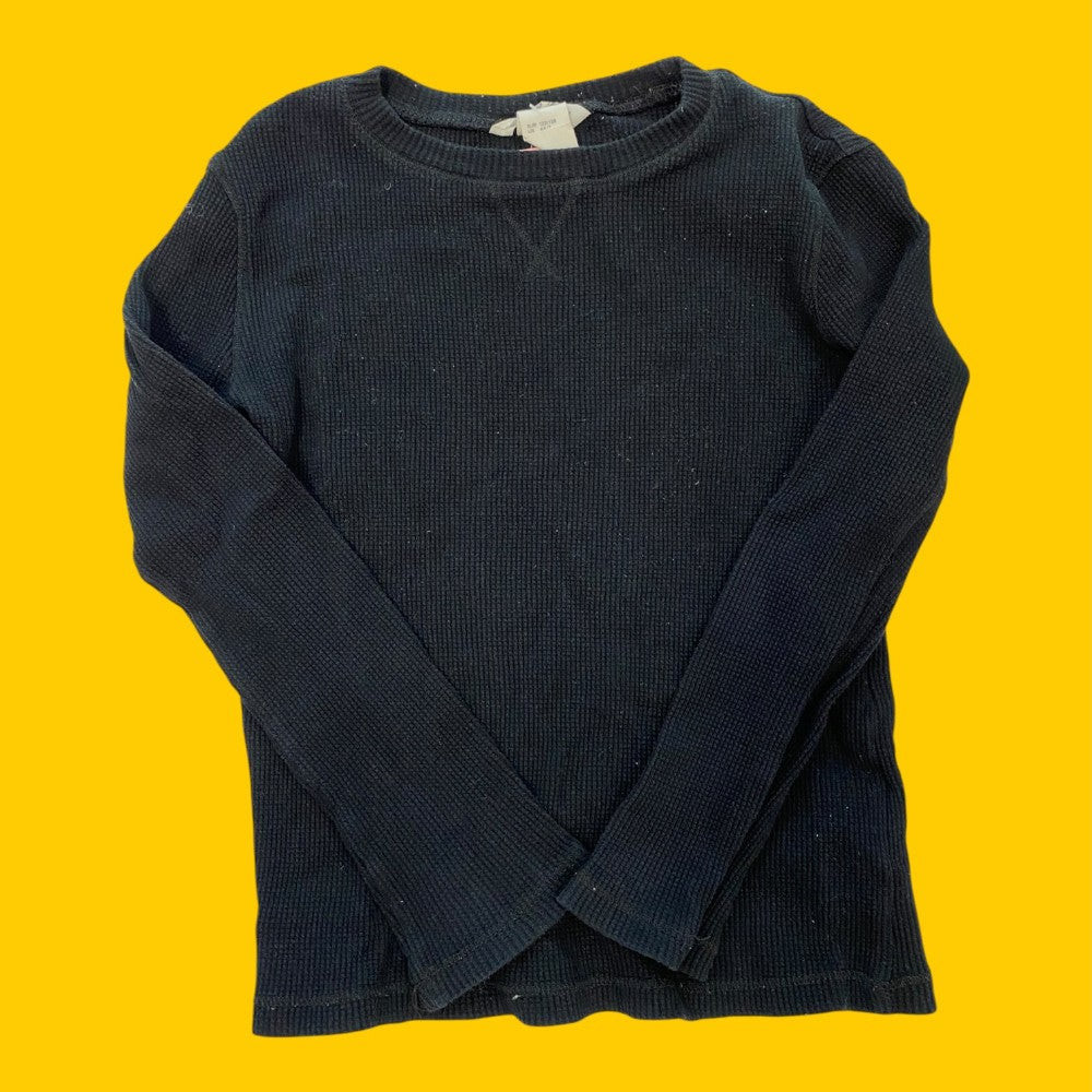 h&amp;M waffle top 6/7y