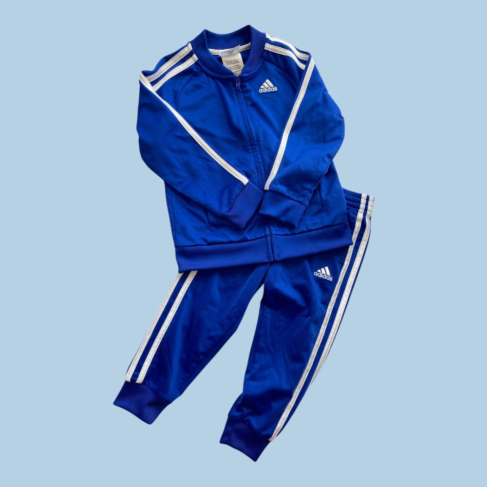 Adidas Blue 2 piece set 3T