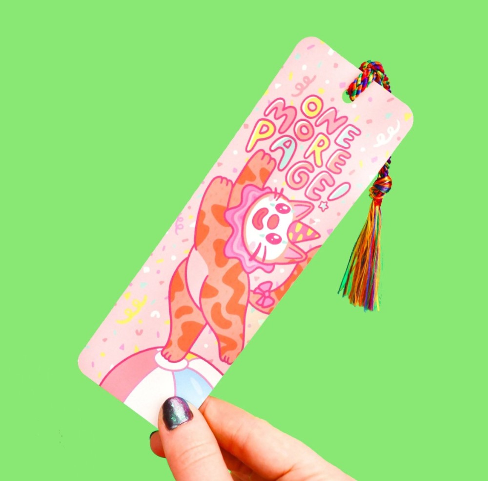 Bookmark - Clown Cat