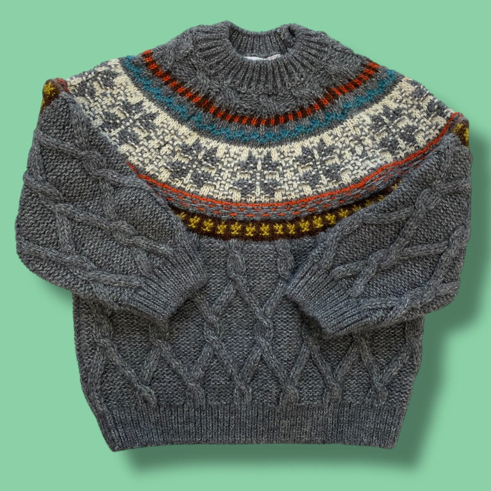 zara knit sweater 2/3y