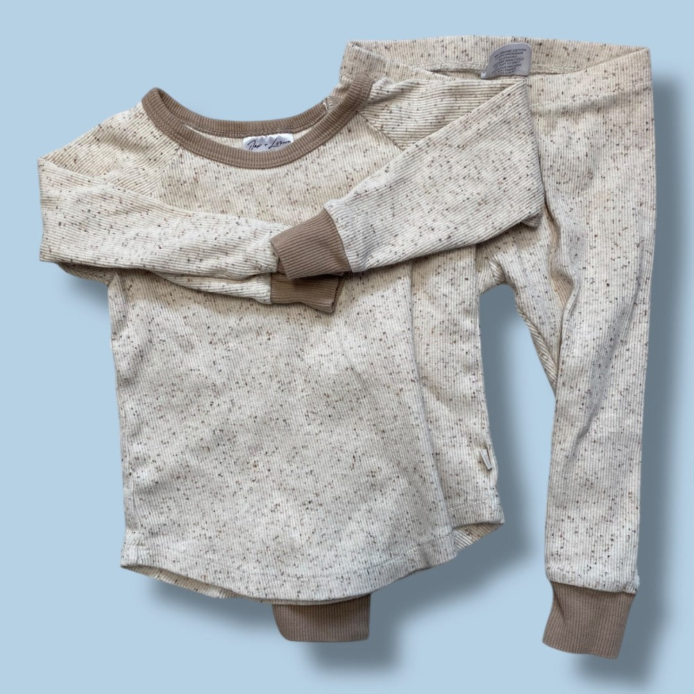 Jax &amp; Lennon Ribbed Set 12-18m