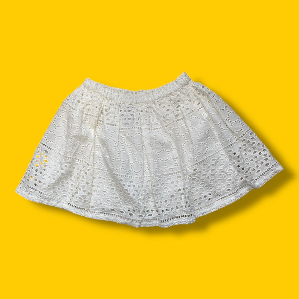 H&amp;M White Skirt 8-10Y