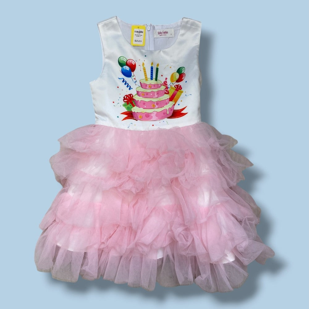 Birthday Tulle Dress 7Y