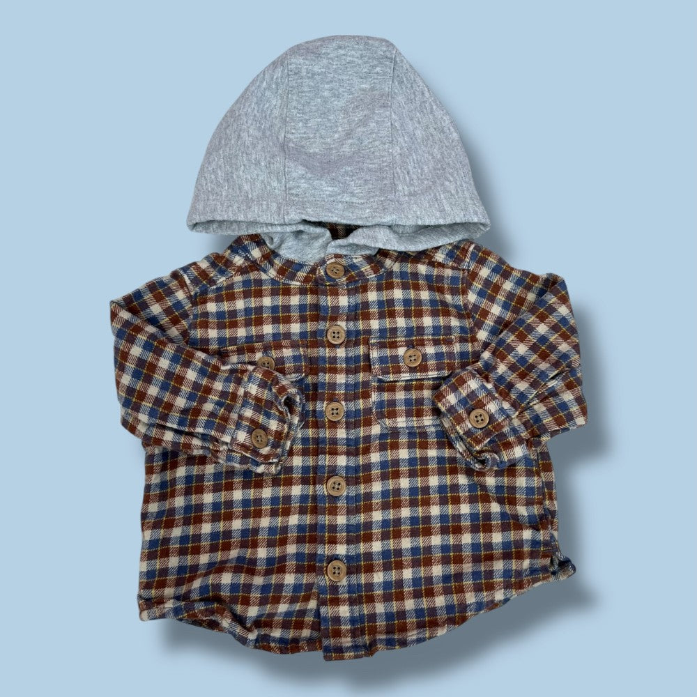 carters plaid top 6m