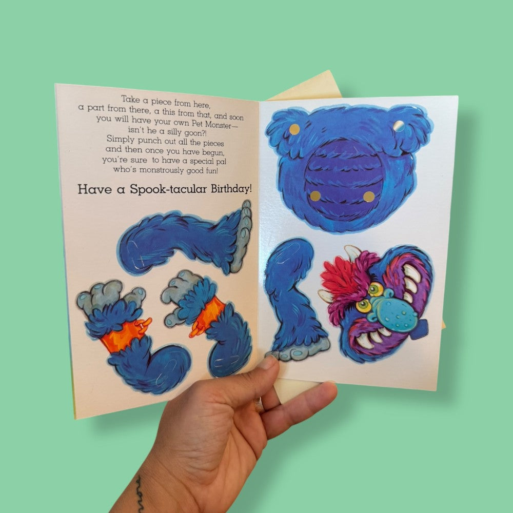 Vintage Card- My Pet Monster Punch Out