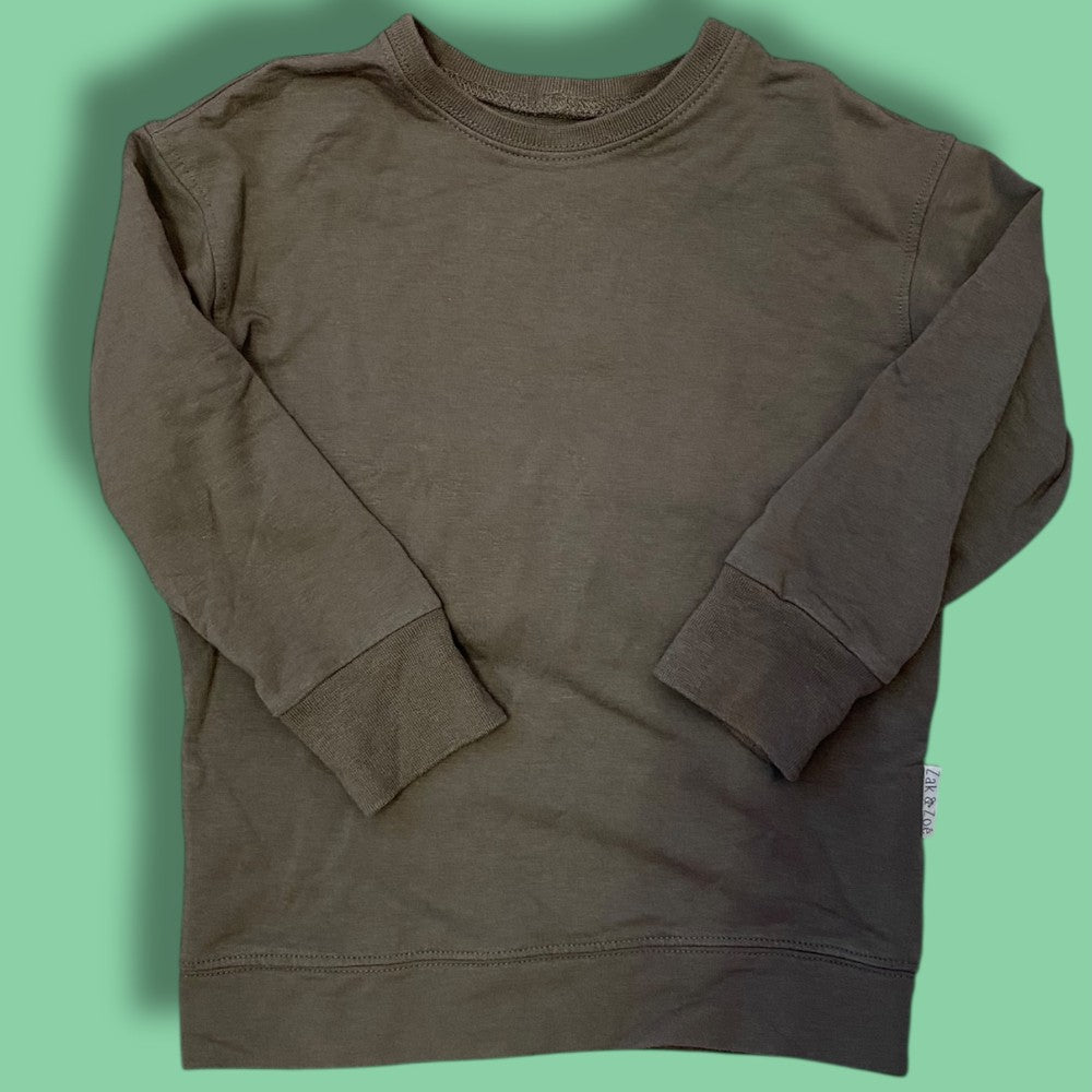 zak&amp;zoe grey sweatshirt fits 4/5y