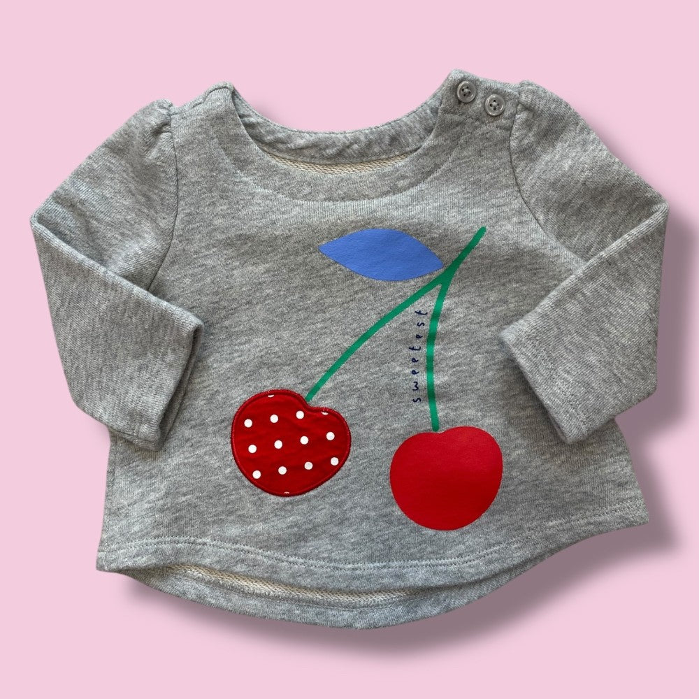 Gap Cherry Top 3-6m